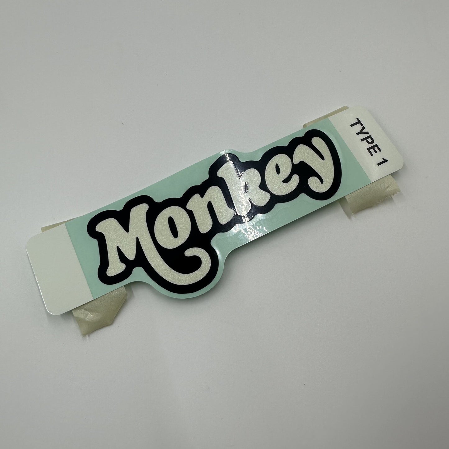 Genuine Honda Monkey Side Cover Decal Emblem Badge Sticker - Black