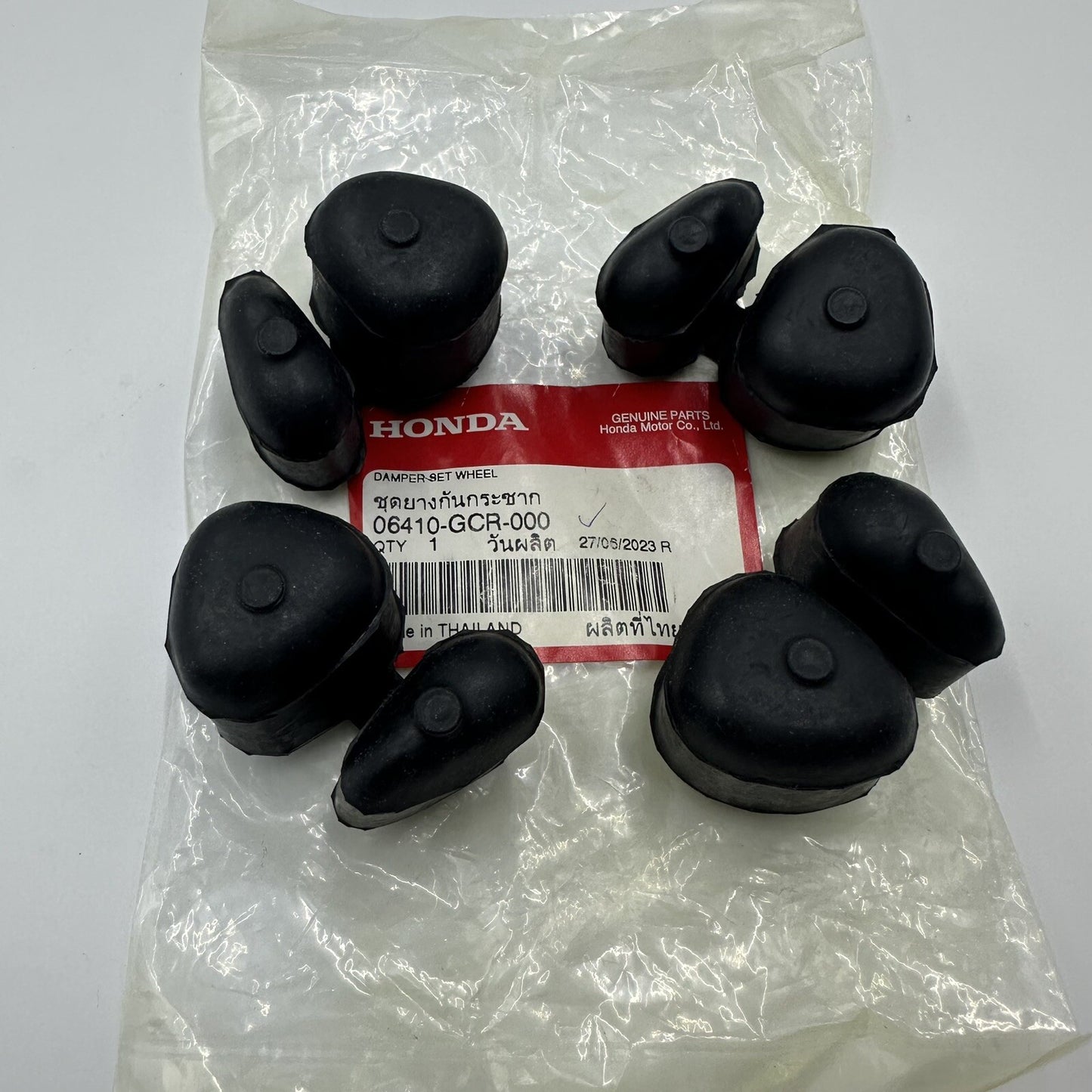 Genuine Honda CBR125 R Rear Wheel Dampers Rubbers 2004 - 2010