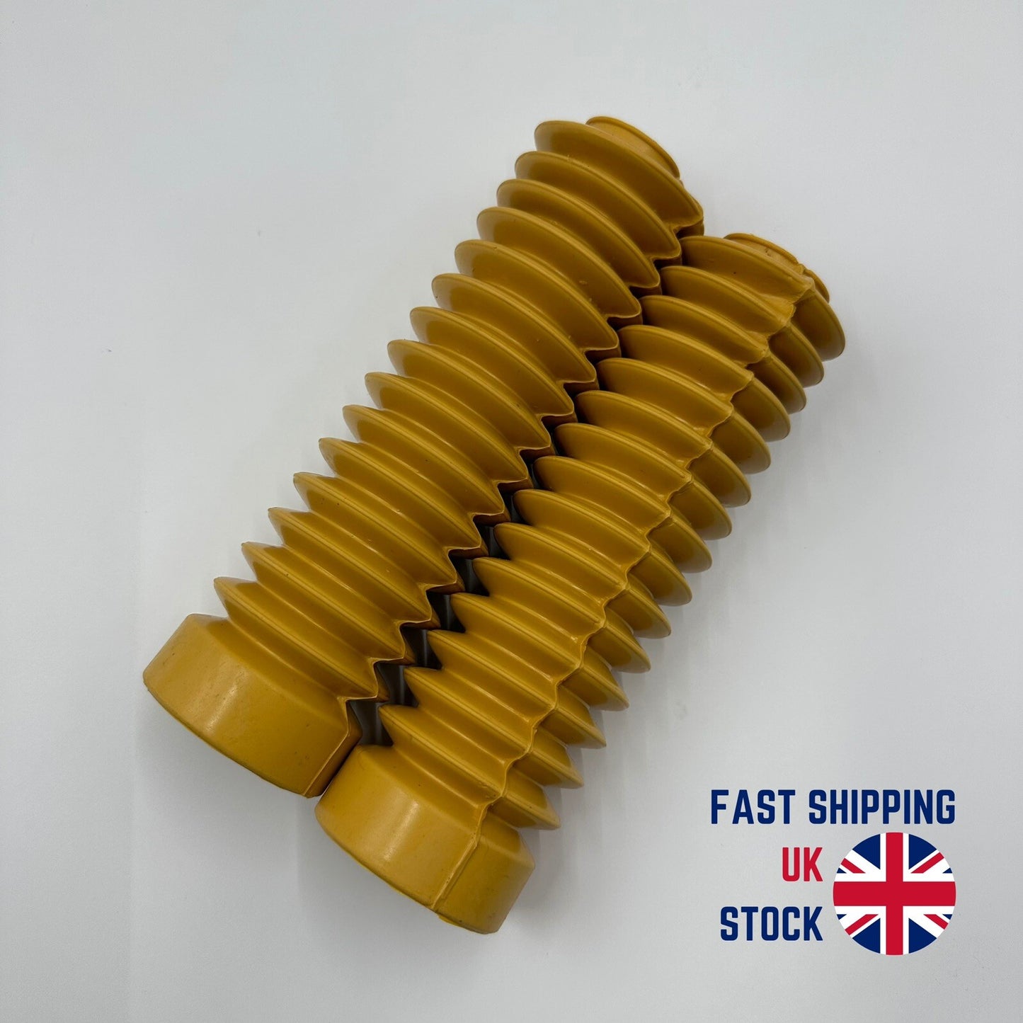 Honda MTX125 MTX200 Front Fork Suspension Boot Rubber Gator - Yellow