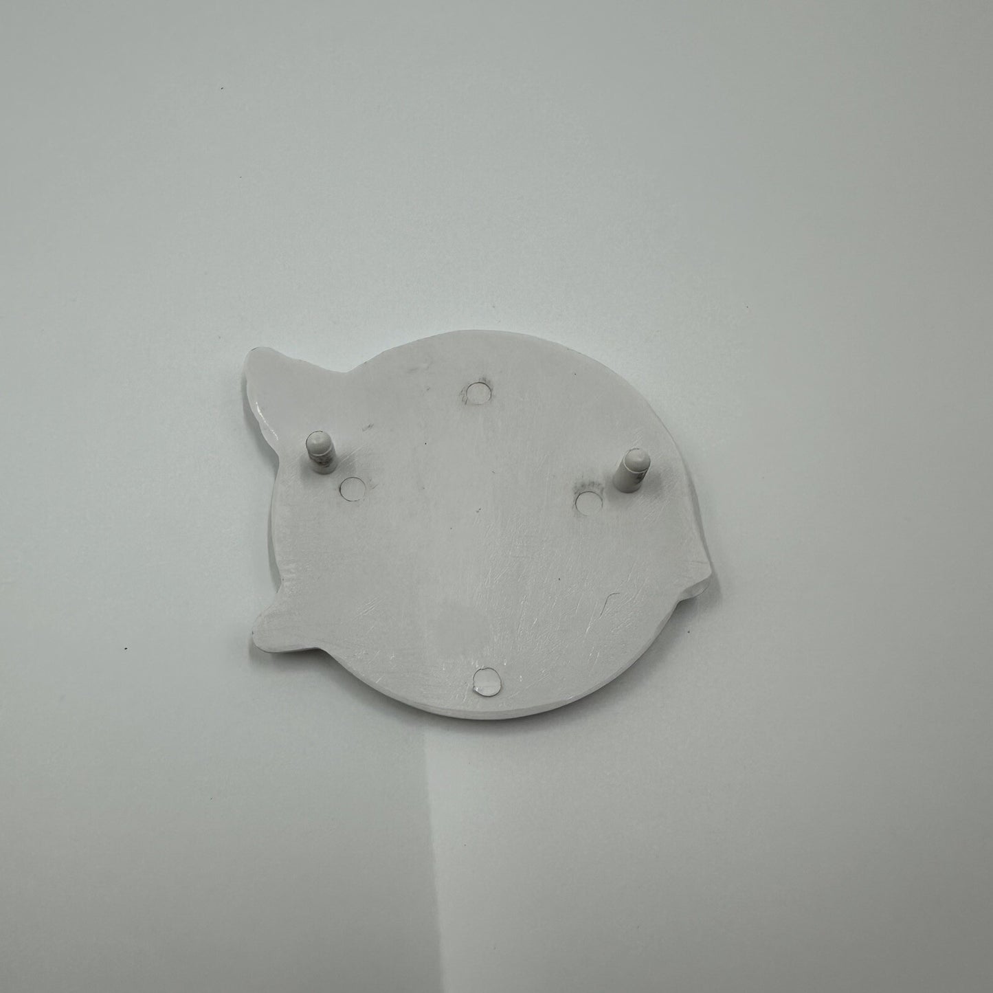 Honda Cub C50 C70 C90 Front Legshield Leg Shield Emblem Badge White