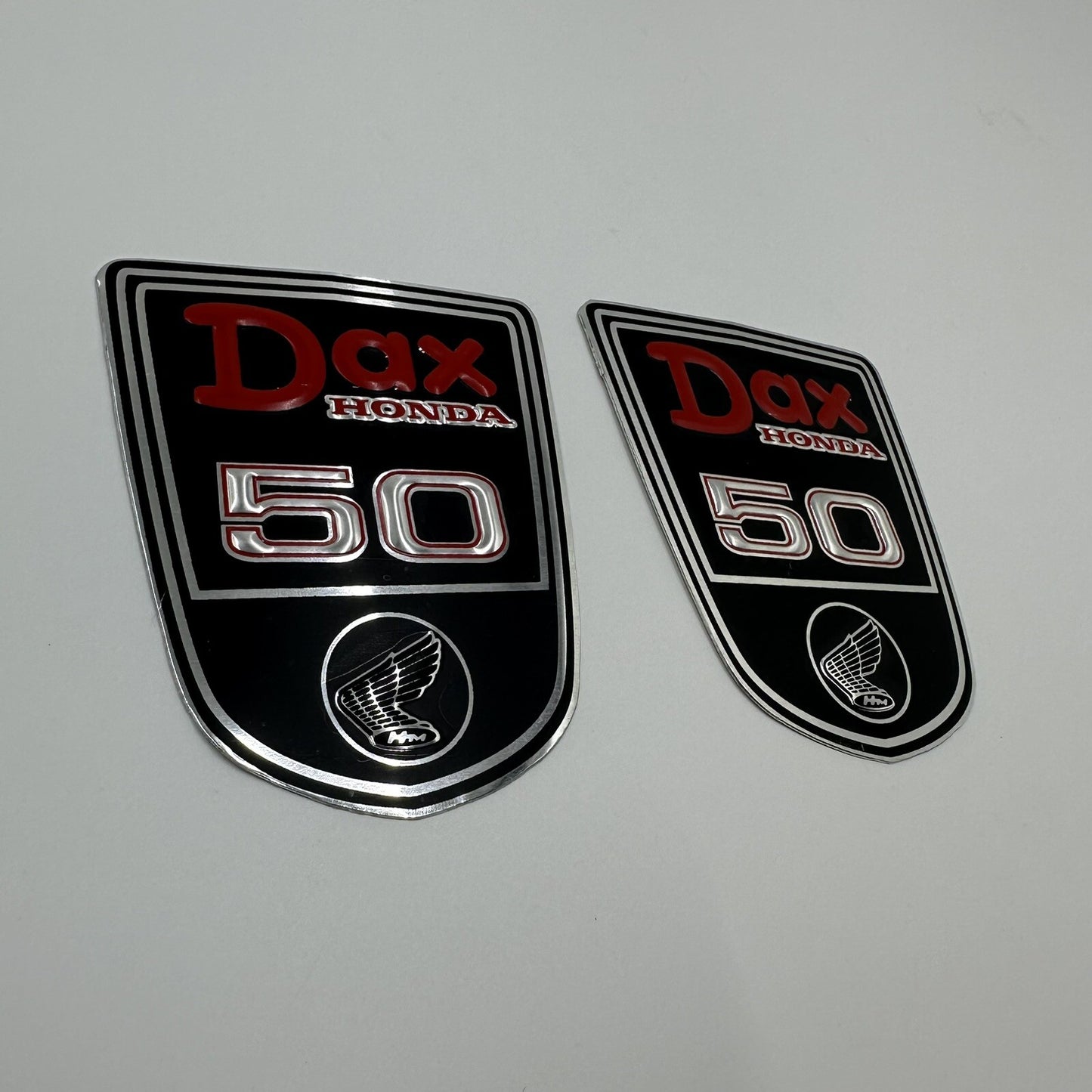 Honda DAX ST50 Frame Aluminium Decal Emblem Badge Sticker