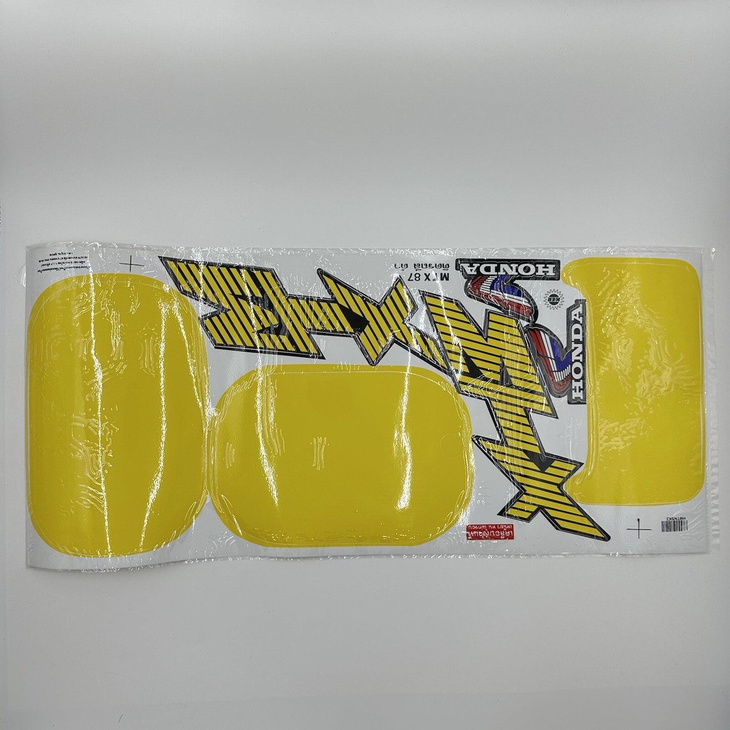 Honda MTX125 MTX200 Yellow Black Bike Sticker Decal Set
