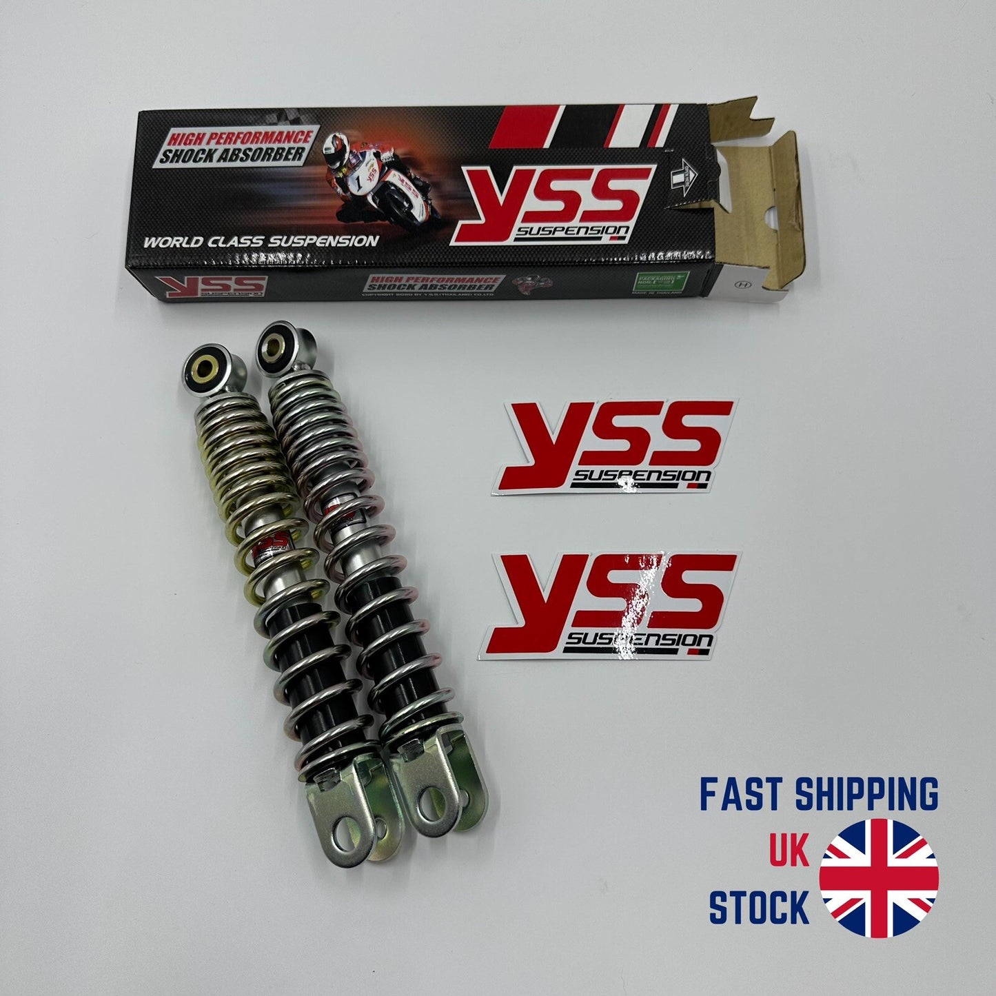 Genuine YSS Honda C50 C70 C90 Cub Front Springs Suspension Units Shocks Absorber