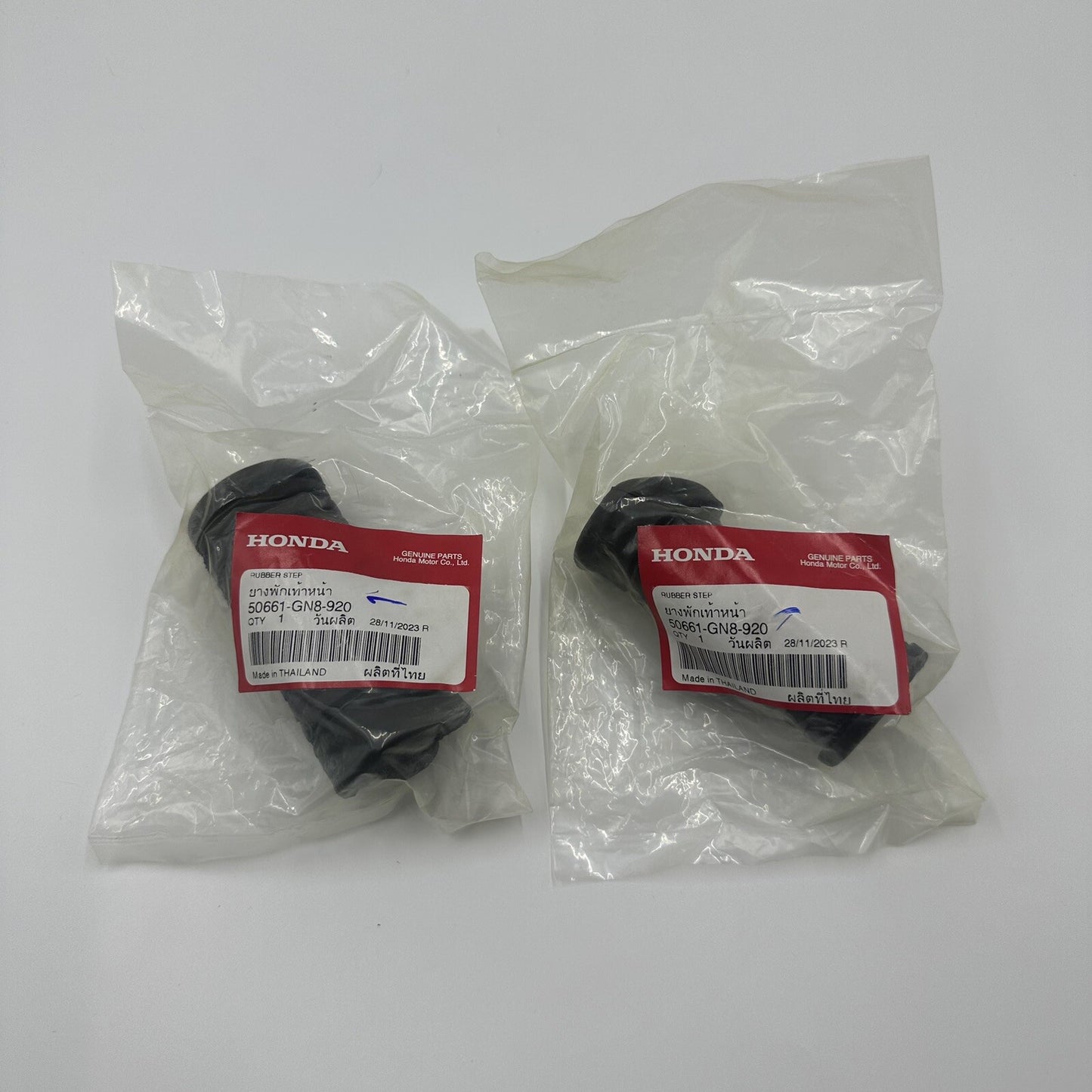 Genuine Honda Innova ANF125 Front Foot Peg Rest Footpeg Rubbers Set 2003 - 2012