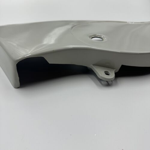 Suzuki TS125ER TS100ER Left Side Cover Panel - White - READ DESCRIPTION
