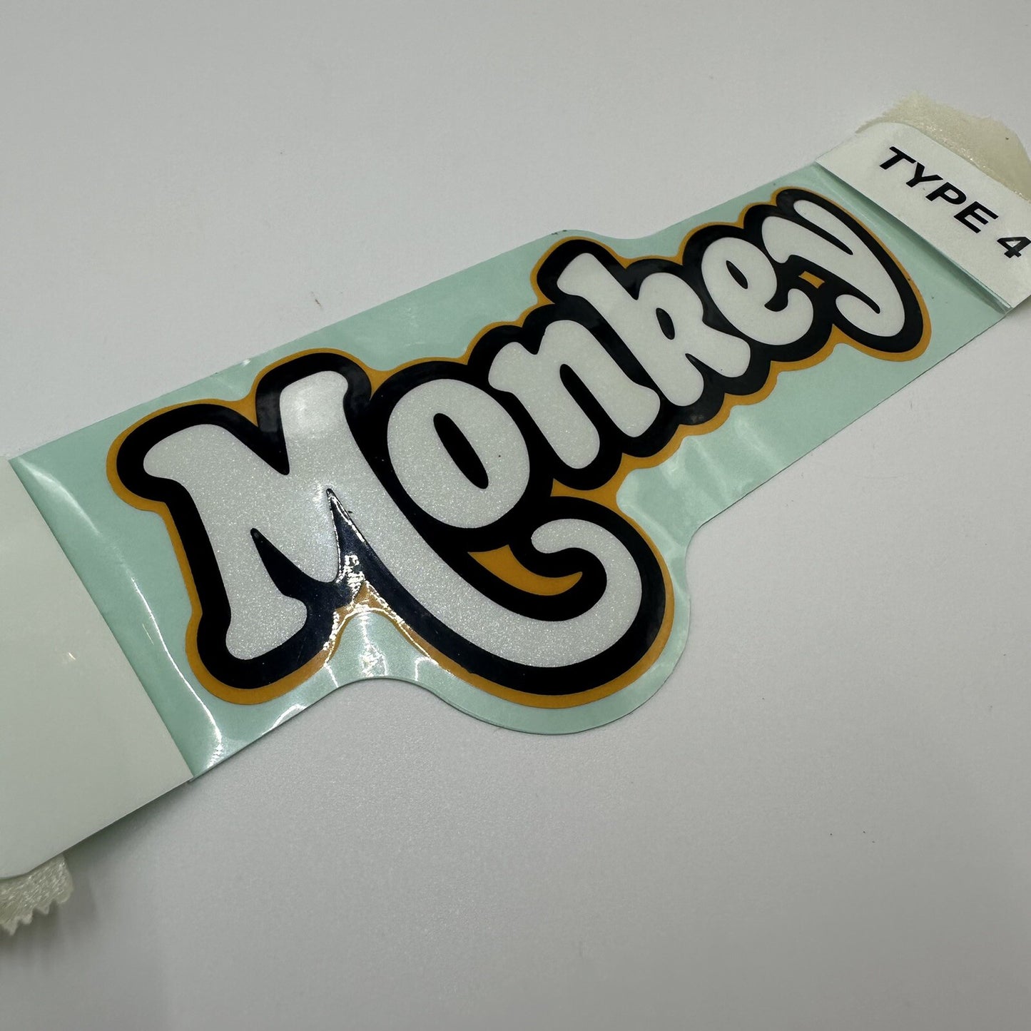 Genuine Honda Monkey Side Cover Decal Emblem Badge Sticker - Yellow