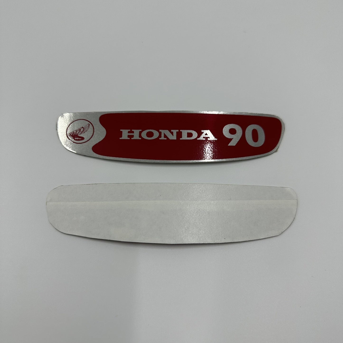 Honda Cub 90 C90 Gas Fuel Tank Sticker Badge Emblem Decal Aluminium Pair