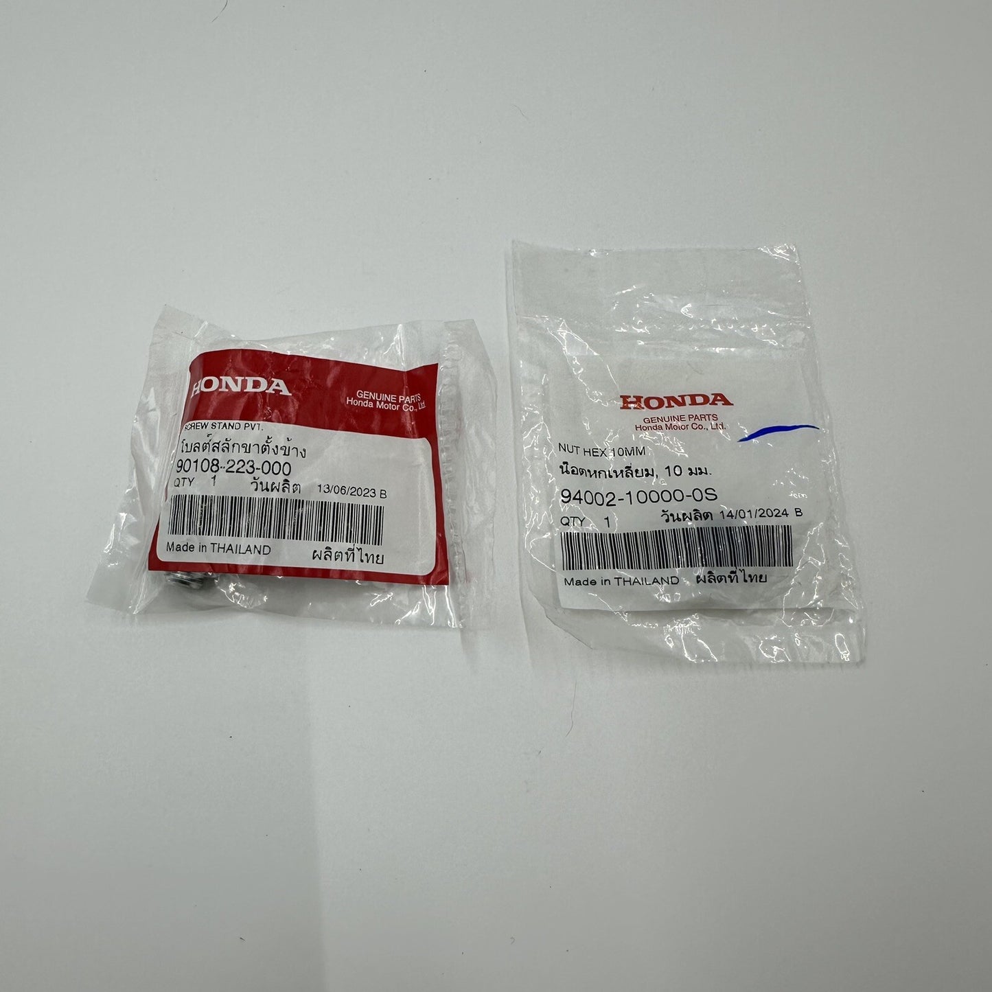 Genuine Honda Cub C90 90 Side Stand Bolt With Nut 90108-223-000 + 94002-100000S