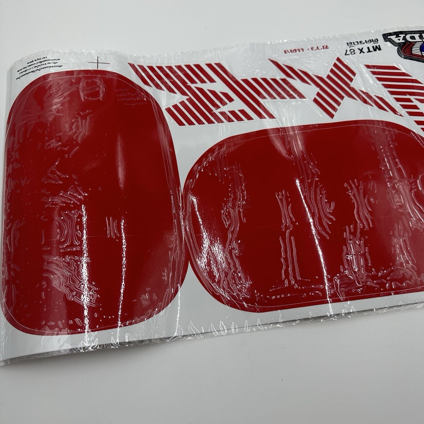 Honda MTX125 MTX200 for White & Red Bike Sticker Decal Set