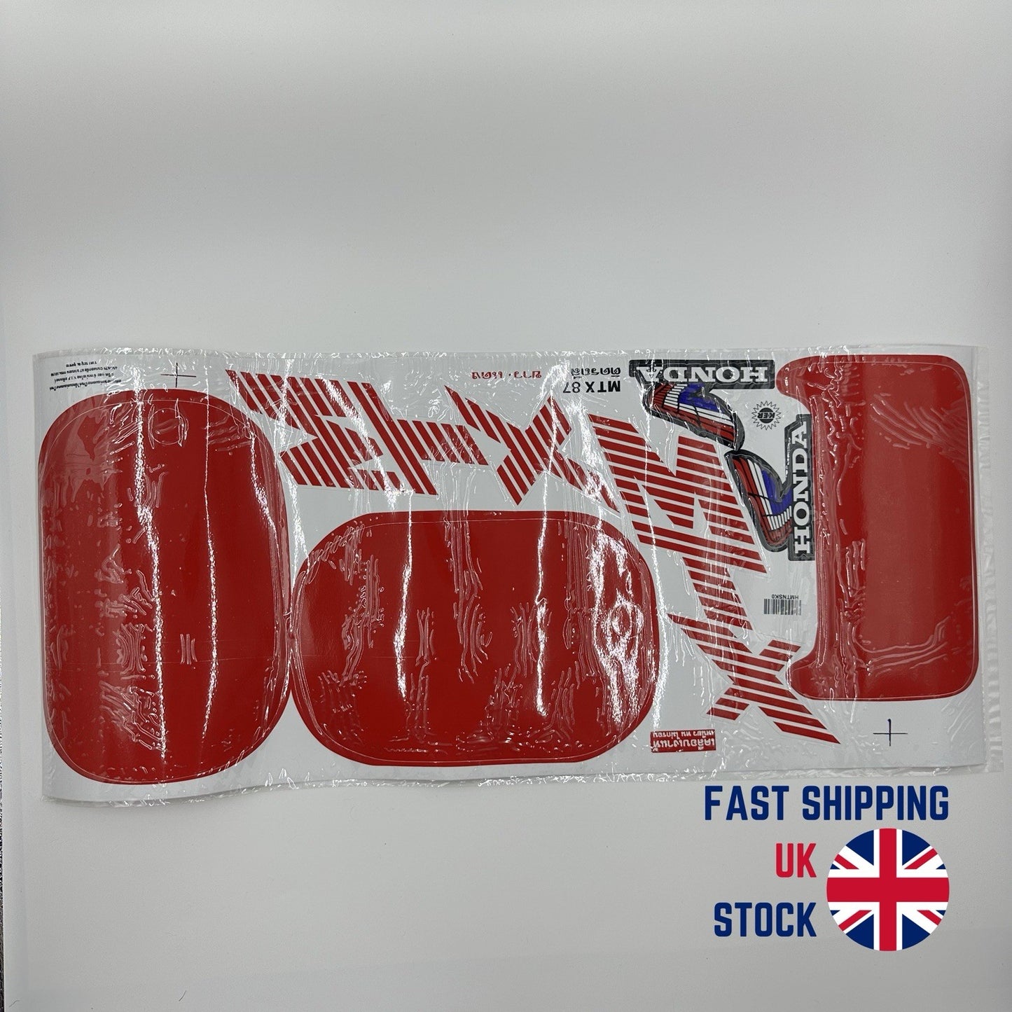 Honda MTX125 MTX200 for White & Red Bike Sticker Decal Set