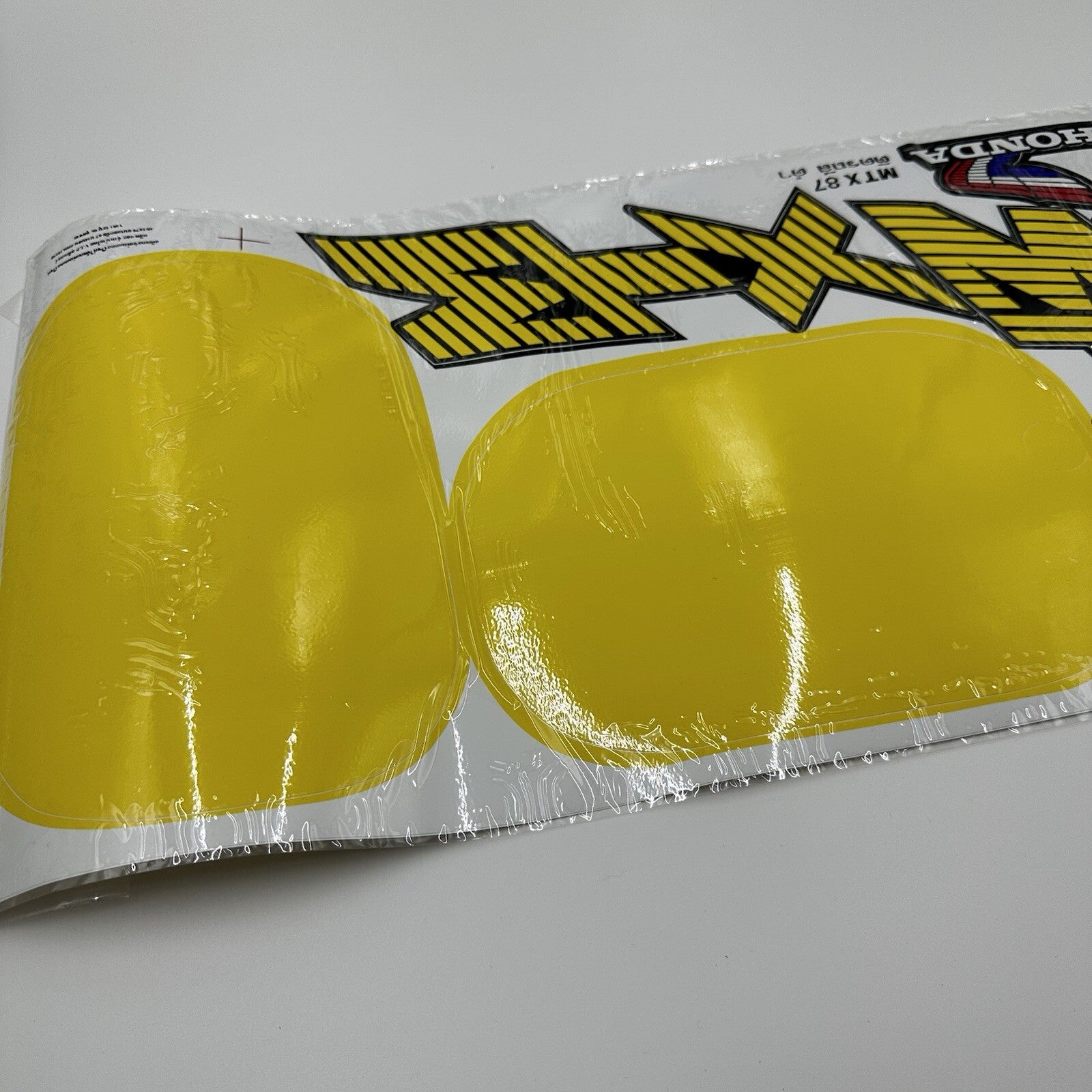 Honda MTX125 MTX200 Yellow Black Bike Sticker Decal Set