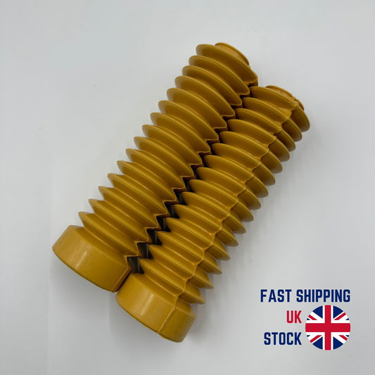 Honda MTX125 MTX200 Front Fork Suspension Boot Rubber Gator - Yellow