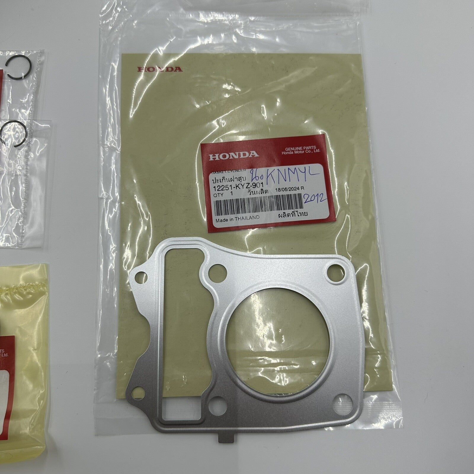 Honda MSX125 Grom Head Cylinder Piston Rings Pins Gasket Full Rebuild Kit 13-20