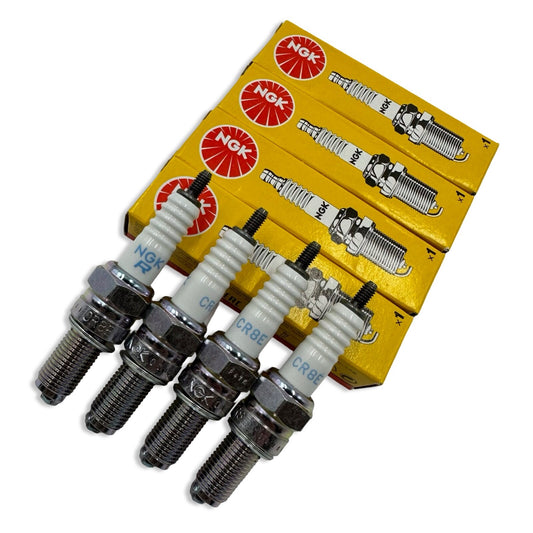 Genuine NGK CR8E Spark Plug X4 Suzuki SV 650