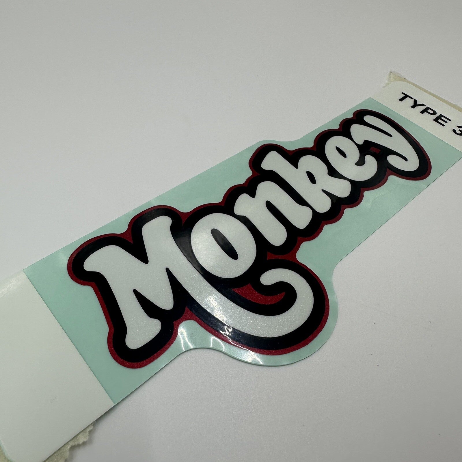 Genuine Honda Monkey Side Cover Decal Emblem Badge Sticker - Red
