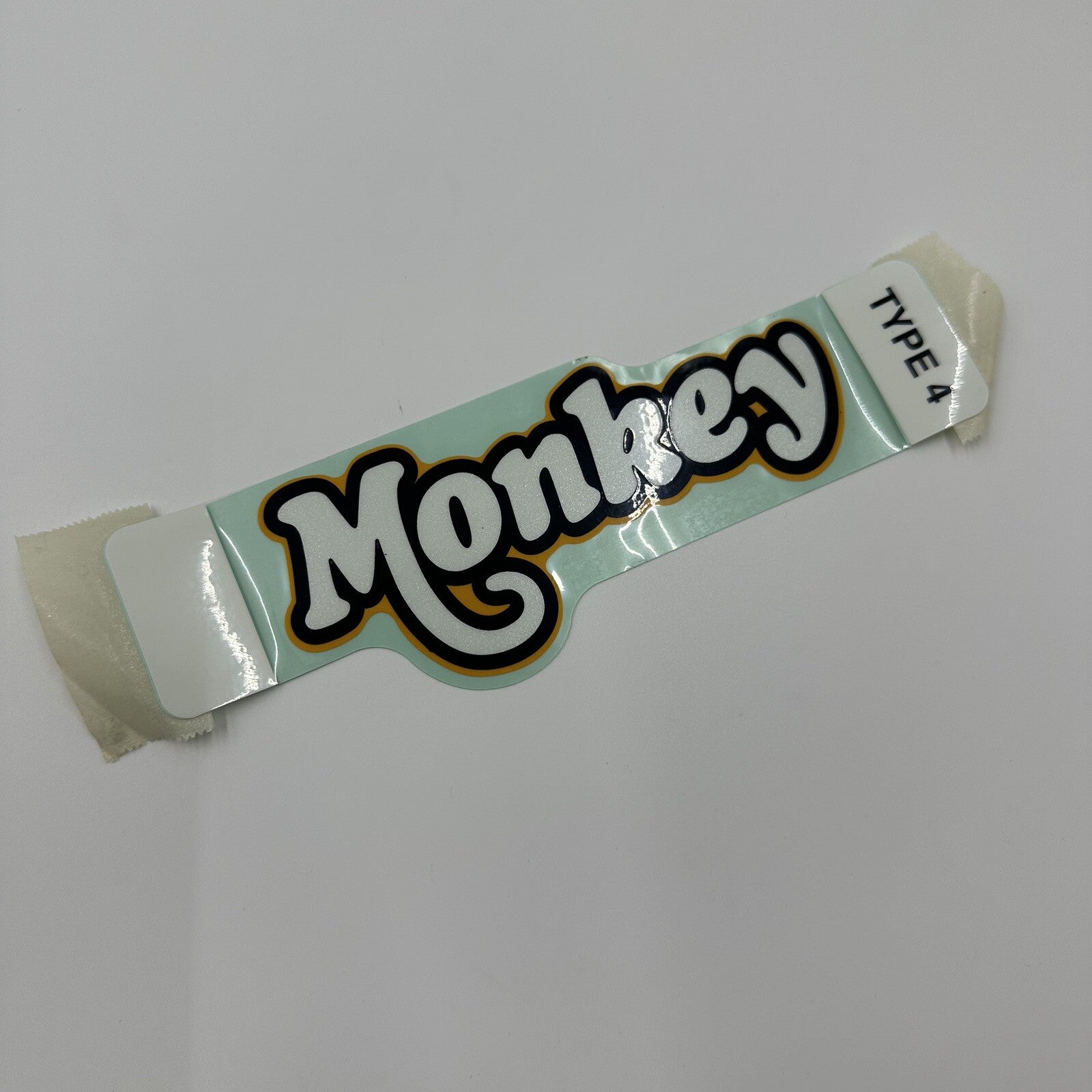 Genuine Honda Monkey Side Cover Decal Emblem Badge Sticker - Yellow