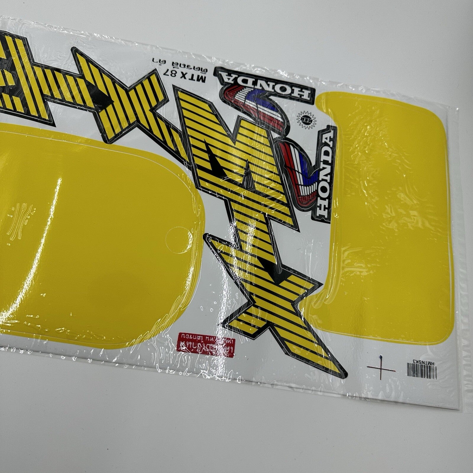 Honda MTX125 MTX200 Yellow Black Bike Sticker Decal Set