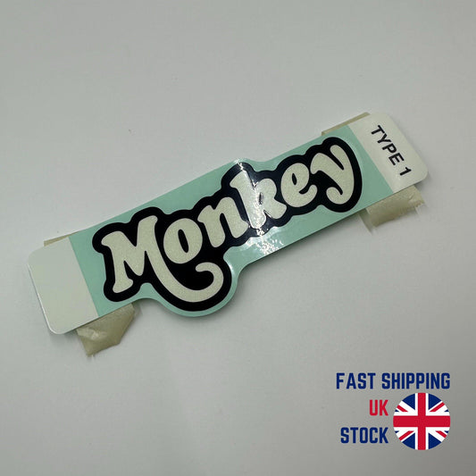 Genuine Honda Monkey Side Cover Decal Emblem Badge Sticker - Black