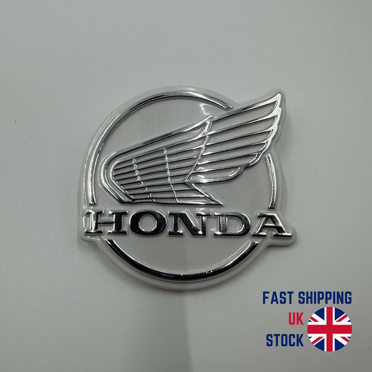 Honda Cub C50 C70 C90 Front Legshield Leg Shield Emblem Badge White