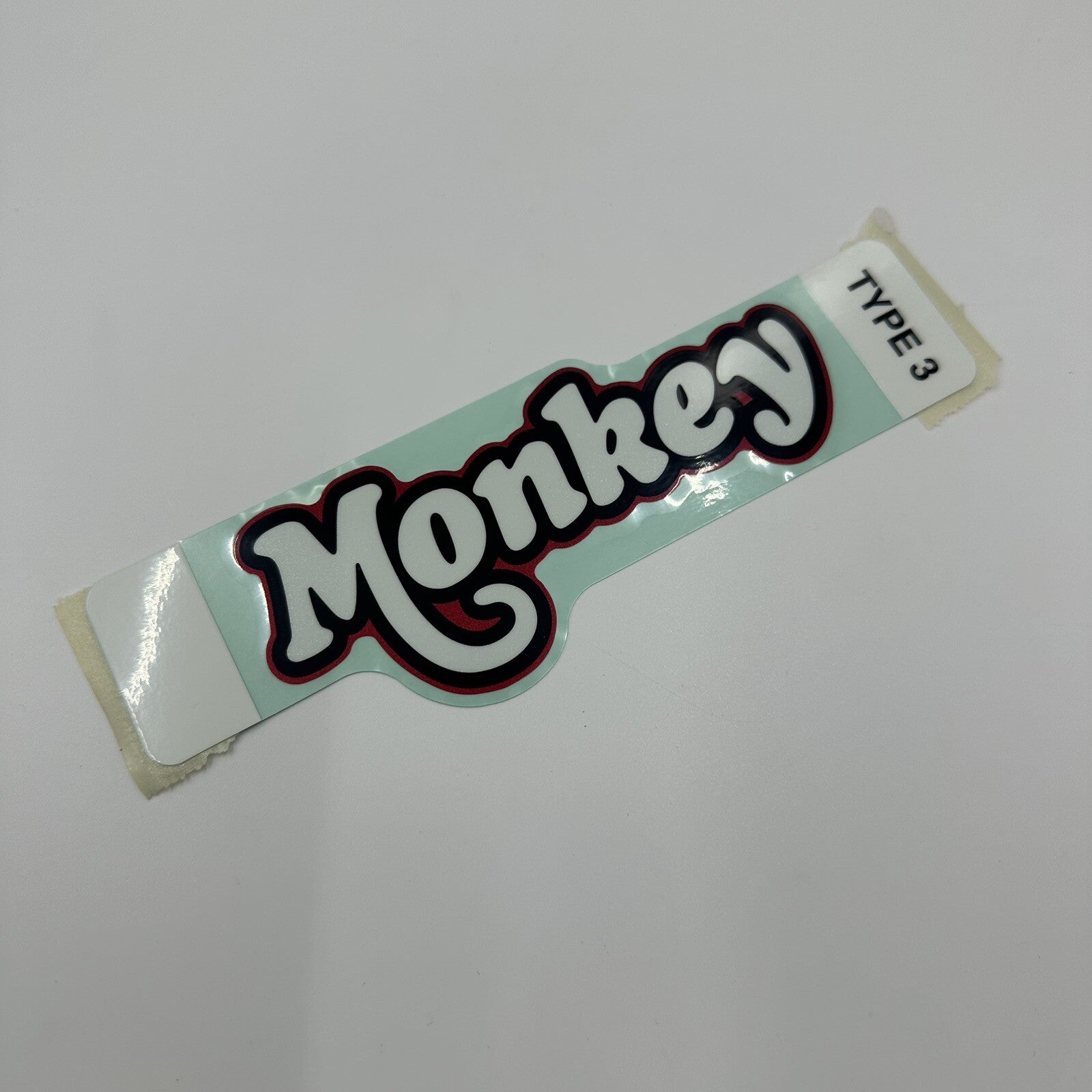 Genuine Honda Monkey Side Cover Decal Emblem Badge Sticker - Red