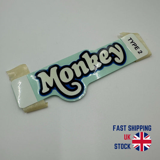 Genuine Honda Monkey Side Cover Decal Emblem Badge Sticker - Blue