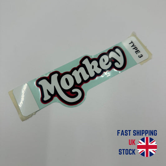 Genuine Honda Monkey Side Cover Decal Emblem Badge Sticker - Red