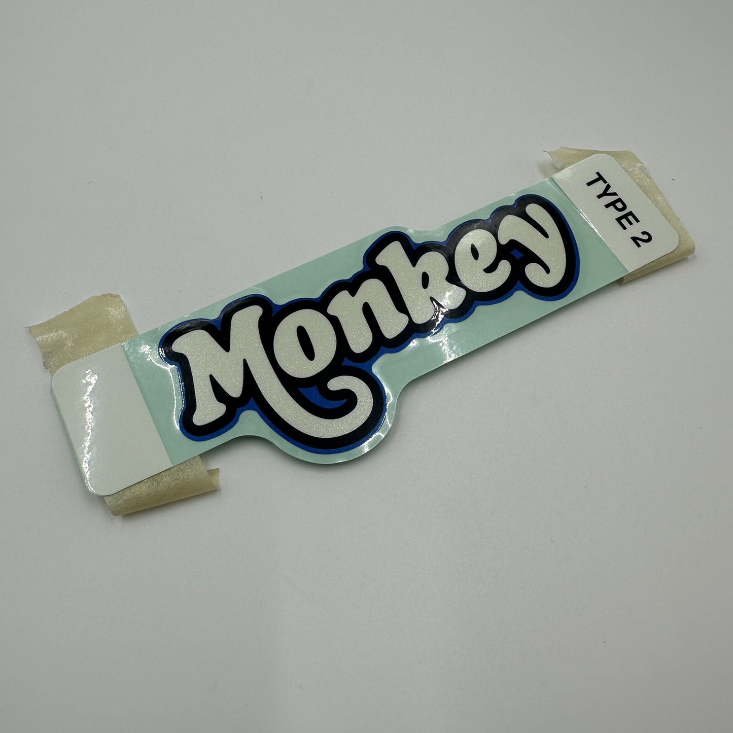 Genuine Honda Monkey Side Cover Decal Emblem Badge Sticker - Blue