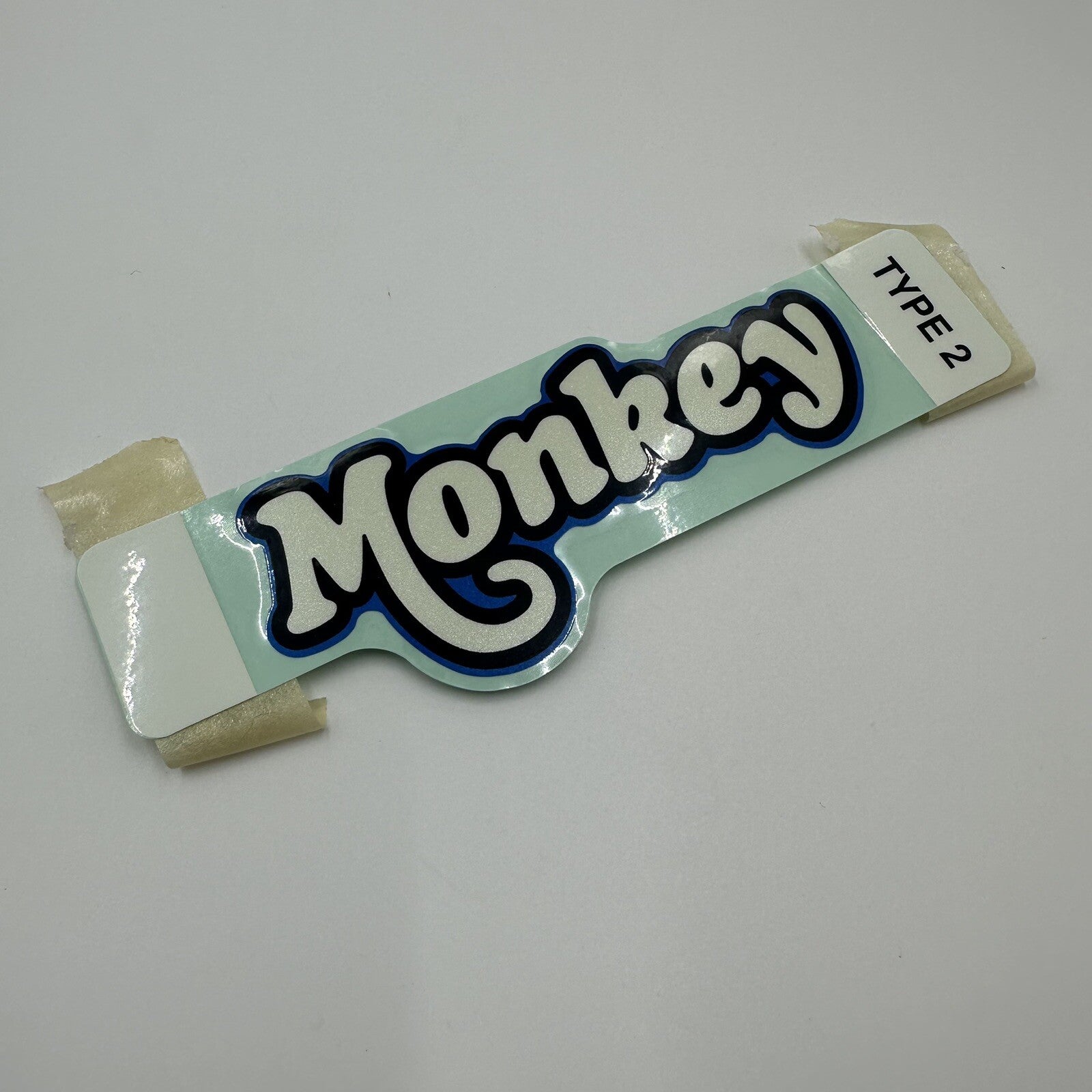 Genuine Honda Monkey Side Cover Decal Emblem Badge Sticker - Blue
