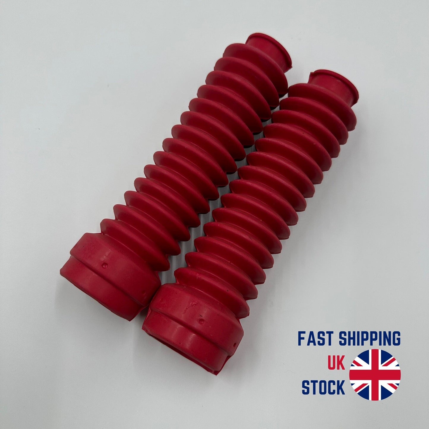 Yamaha DT100 DT125 DT175 Front Fork Suspension Boot Rubber Gator - Red