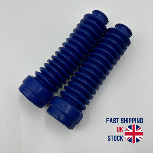 Yamaha DT100 DT125 DT175 Front Fork Suspension Boot Rubber Gator - Blue