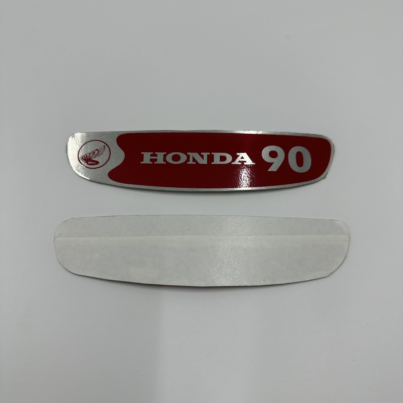 Honda Cub 90 C90 Gas Fuel Tank Sticker Badge Emblem Decal Aluminium Pair