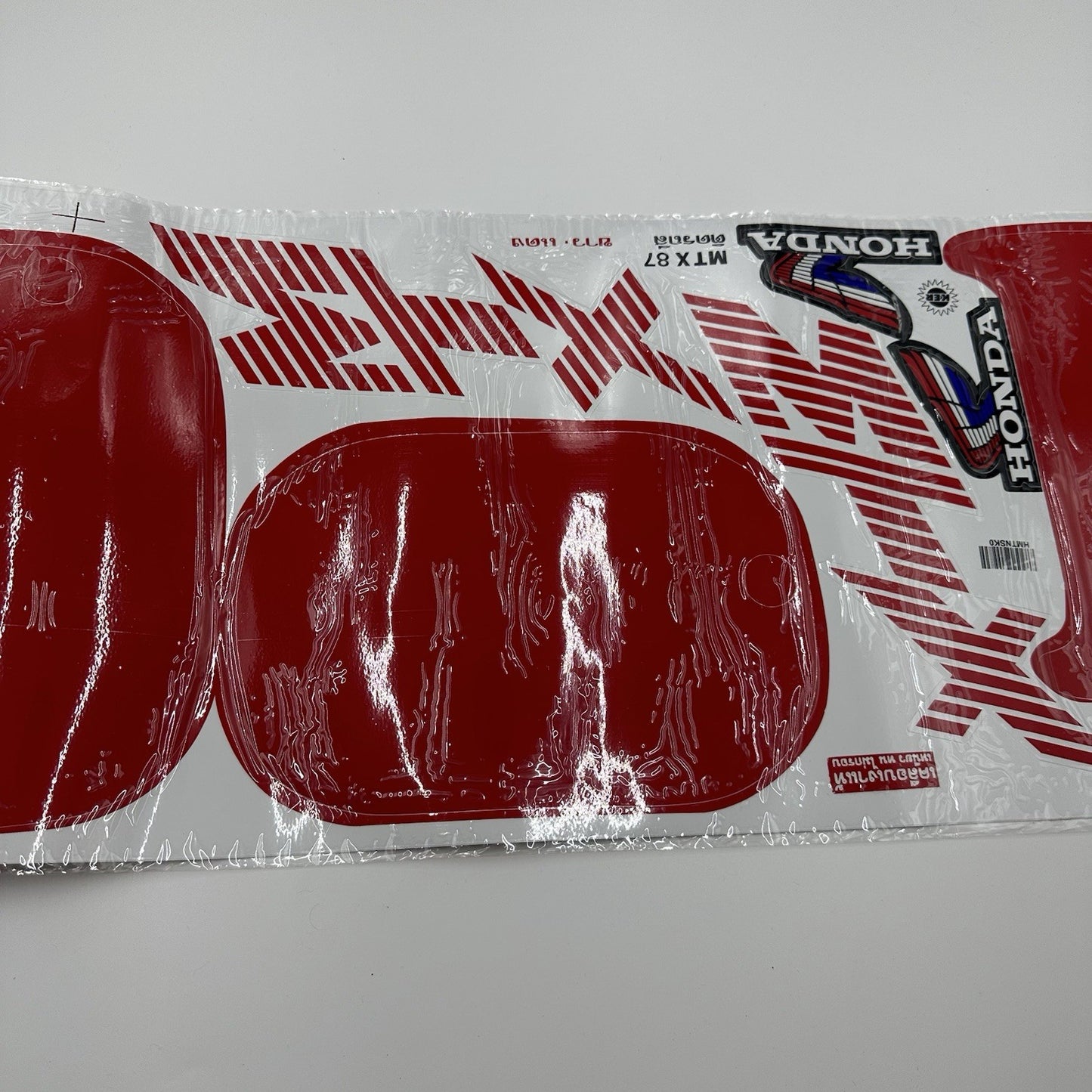 Honda MTX125 MTX200 for White & Red Bike Sticker Decal Set